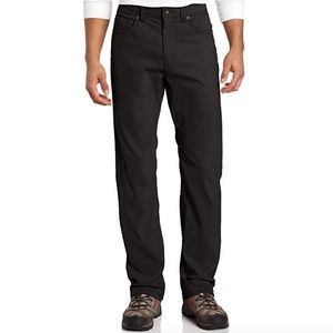 PRANA Men's Slim Fit Brion Pants Black 40W 34L